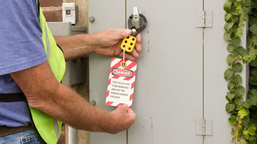 Lockout tagout procedures template for Cal/OSHA compliance
